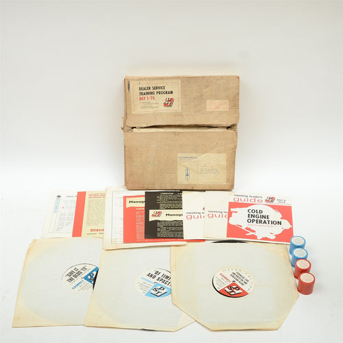 1973 Oldsmobile Dealer Service Training Program Booklets Filmstrips & LP Records
