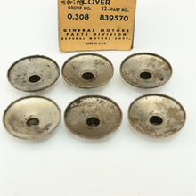 Load image into Gallery viewer, 41-47 Chevy 6-cylinder Inlet Intake Valve Stem Covers Set of 6 GM 839570 NOS