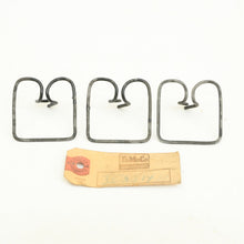 Load image into Gallery viewer, 49-50 Ford Splash Apron Square Clips LOT of 3 FoMoCo 358314-S3 NOS