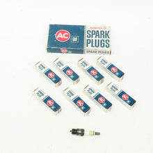 Load image into Gallery viewer, Vintage R42TX AC GM Acniter II Green Stripe Spark Plugs LOT of 8