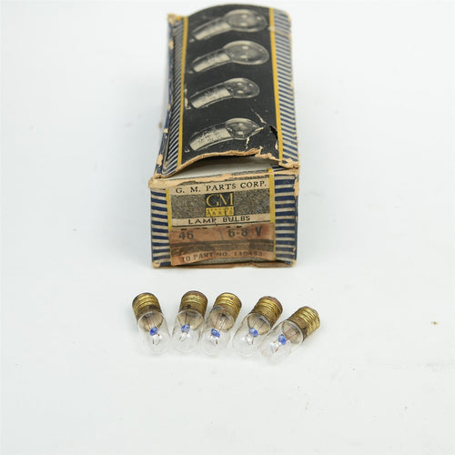 32-36 Chevy 33-34 Pontiac Heater Radio Clock Bulbs Lot of 5 bulbs GM 119453 NOS