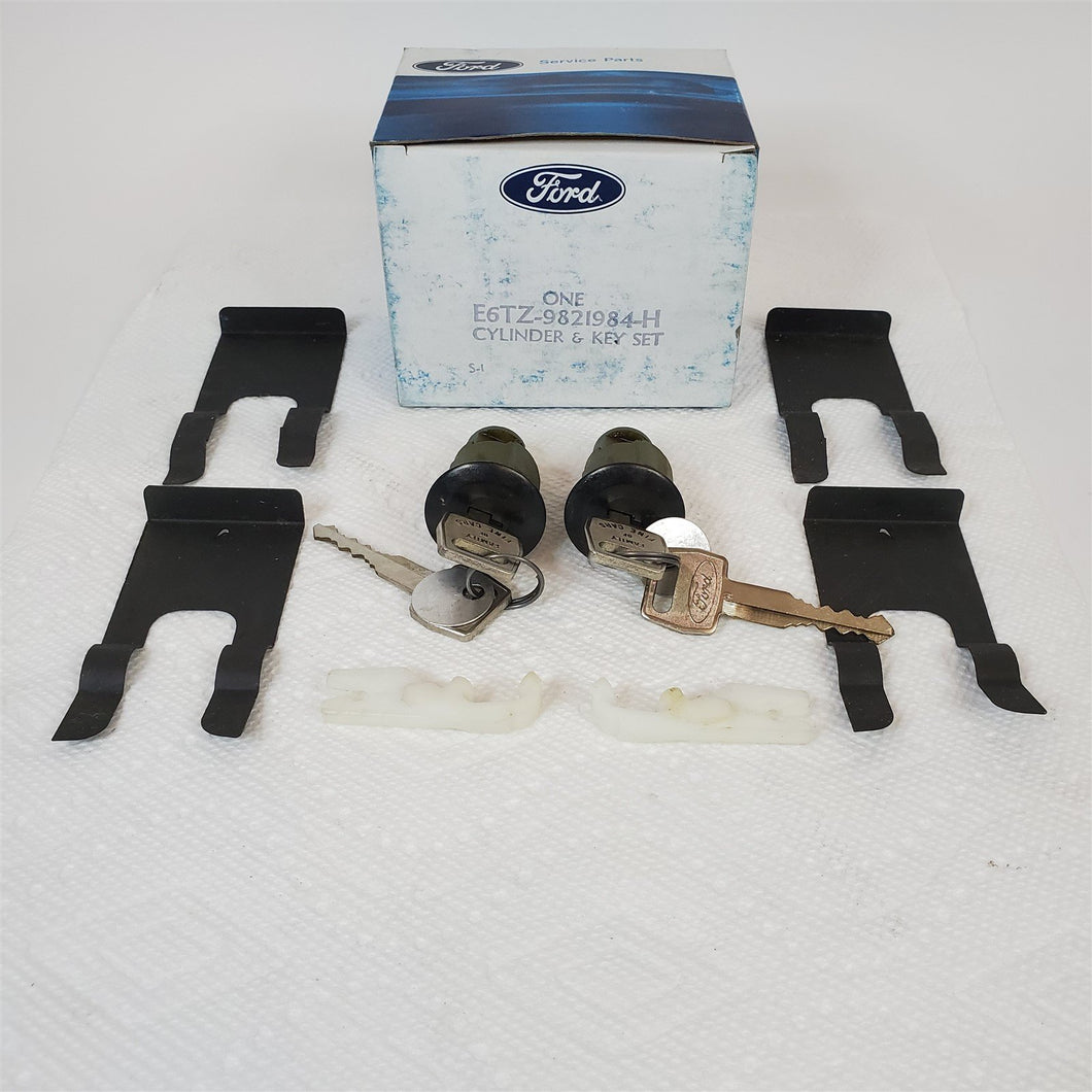 86-90 Ford Aerostar Door Lock Cylinders Matched PAIR LH & RH E6TZ-9821984-H NOS