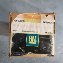 Load image into Gallery viewer, 75 1975 Buick Chevy Medium Gray Rear Floor Mats PAIR GM 994746 NOS