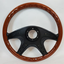 Load image into Gallery viewer, Italvolanti 370mm 14.5&quot; Beautiful Wood 4-Spoke Steering Wheel 06-96