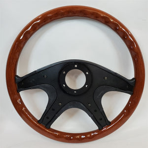 Italvolanti 370mm 14.5" Beautiful Wood 4-Spoke Steering Wheel 06-96