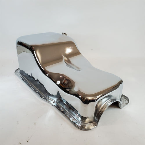 Fits 62-42 Ford Small Block Front Sump Oil Pan Chrome 221 260 289 302