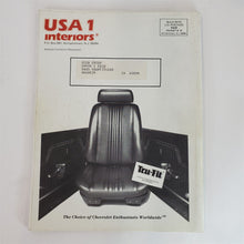 Load image into Gallery viewer, 1990 USA 1 Parts Catalog: Interiors Parts and Accessories