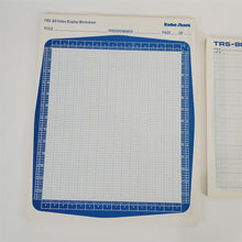Load image into Gallery viewer, Lot of 60+ pages - Original TRS-80 Basic Coding Form / Video Display Worksheet