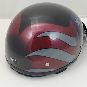 S Harley Davidson Motorcycle Half Helmet DJ AGV USA Stars & Stripes Flag Small