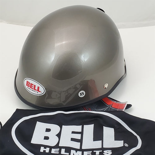 Bell Motorcycle Half Helmet Drifter Titanium silver grey XS Extra Small