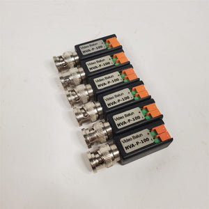 Lot of 6 Passive Video Balun (Terminal Type) for CCD Cameras NVA-P-100