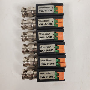 Lot of 6 Passive Video Balun (Terminal Type) for CCD Cameras NVA-P-100