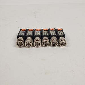 Lot of 6 Passive Video Balun (Terminal Type) for CCD Cameras NVA-P-100