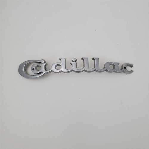 Vintage Cadillac Quik-Vac Original Chrome Emblem