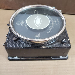 Antique 1916 Era AMBU "Trouble Shooter" Model E Ammeter Voltmeter w/ Leads, Case