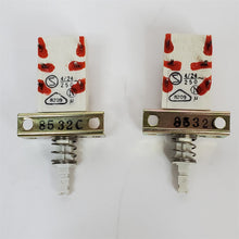 Load image into Gallery viewer, New Toko Power Push Button Switches PAIR DPDT Toko Schadow NE15 8532C