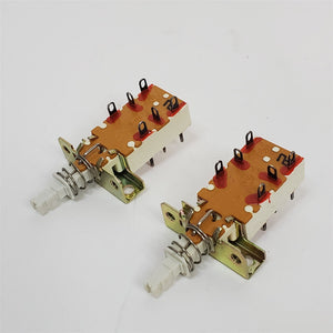 New Toko Power Push Button Switches PAIR DPDT Toko Schadow NE15 8532C