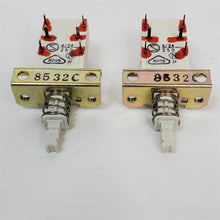 Load image into Gallery viewer, New Toko Power Push Button Switches PAIR DPDT Toko Schadow NE15 8532C