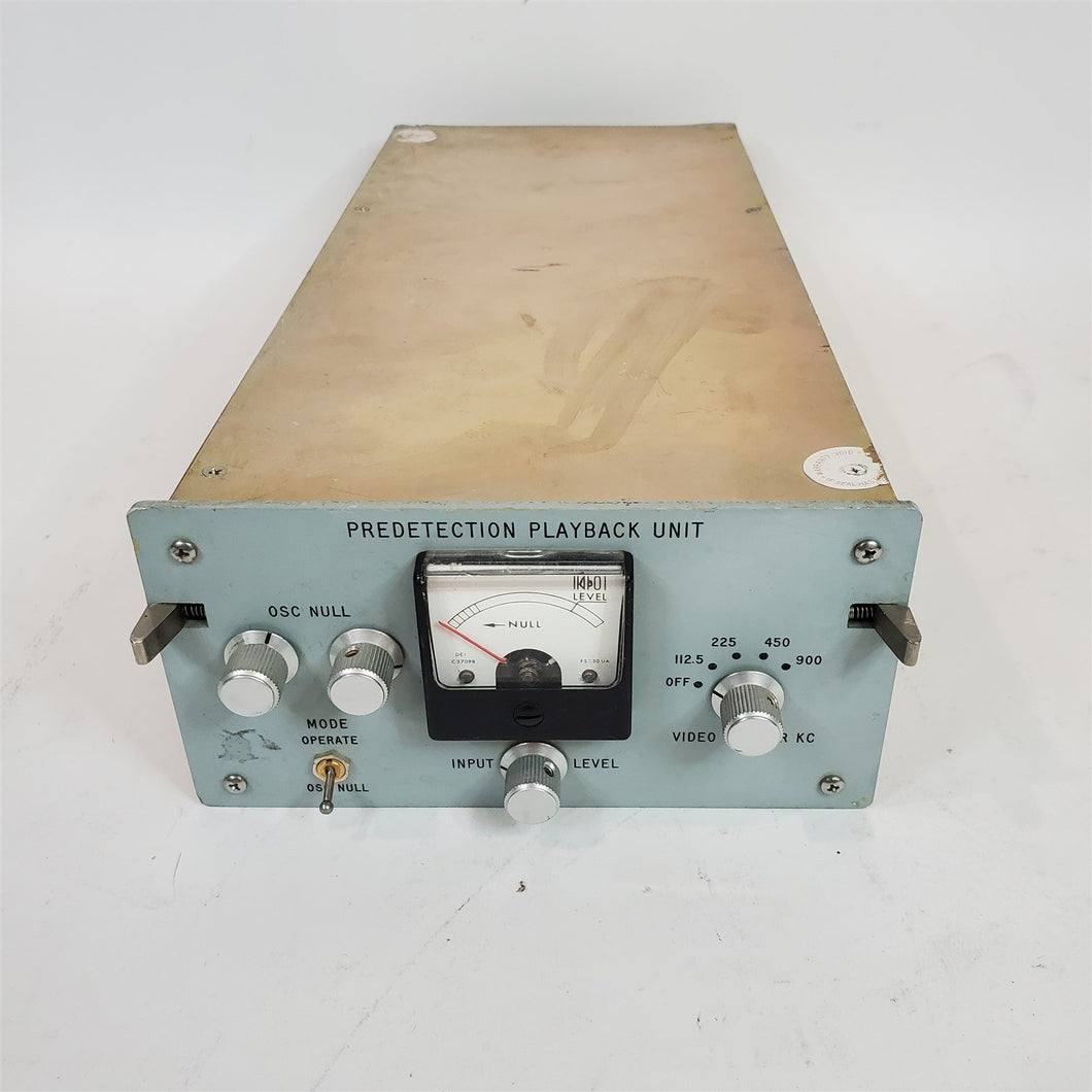 VTG Rare Predetection Playback Unit P-711-P Defense Electronics Inc for TR-711