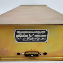 Load image into Gallery viewer, VTG Rare Predetection Playback Unit P-711-P Defense Electronics Inc for TR-711