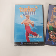 Load image into Gallery viewer, Lot of 2 Sealed Beachbody Turbo Jam DVD's with Guidebook