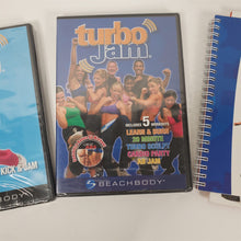 Load image into Gallery viewer, Lot of 2 Sealed Beachbody Turbo Jam DVD's with Guidebook