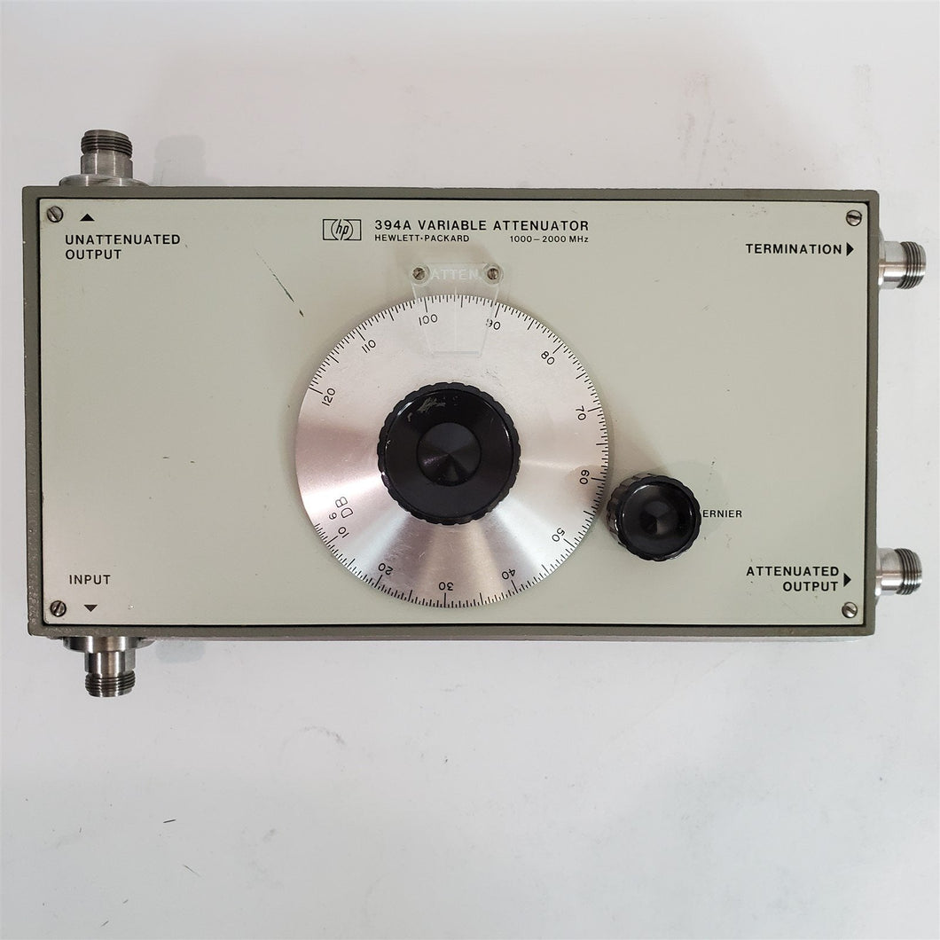 Vintage HP 394A Variable Attenuator 1000-2000 Mhz