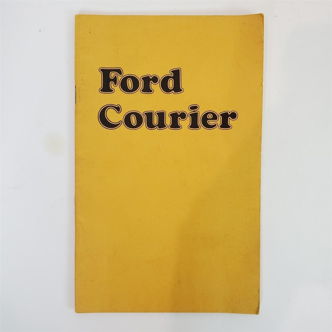 Vintage 1974 Ford Courier Owner's Manual