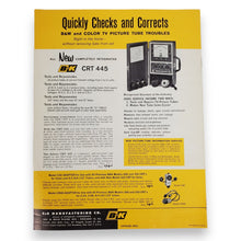 Load image into Gallery viewer, Vintage PROFESSIONAL TEST EQUIPMENT Catalog AP21 B&amp;K Mfg.