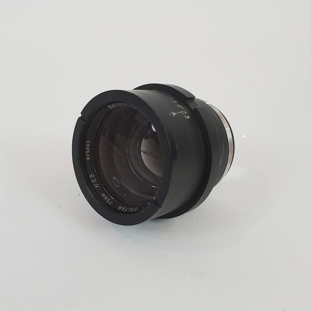 Bausch & Lomb Baltar 75mm T2.5 F/2.3 Cine Lens No Mount