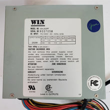 Load image into Gallery viewer, Vintage Original WIN MX-250PF 250W Computer Power Supply