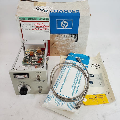 HP 5261A 1mv Video Amplifier Plug-In for HP 5343L 5245L 5345A Counters NOS
