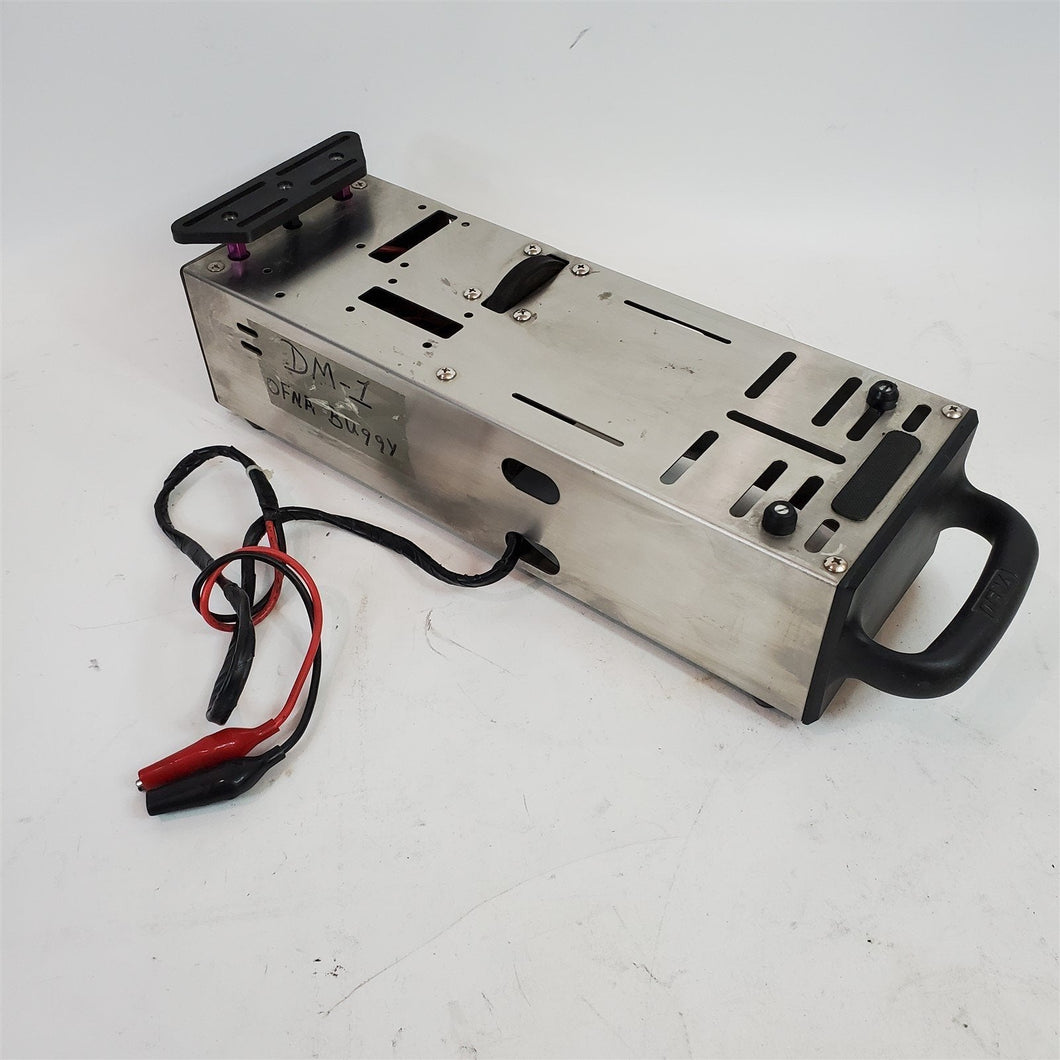 OFNA 1/8-1/10 Nitro RC Starter Box Stainless Steel #10246 External Battery Mod.