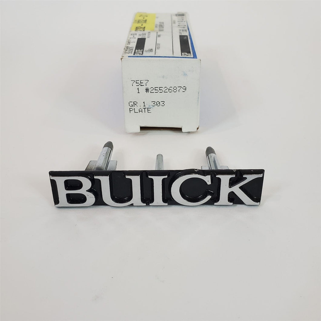 86-87 Buick Regal T Grand National GNX Limited Buick Radiator Grille Emblem NOS