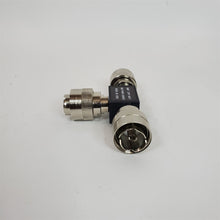 Load image into Gallery viewer, NOS Inmet 6006 Power Divider Tee Locking GR874 RF Connectors 7-9 GHz 50 Ohms