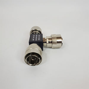 NOS Inmet 6006 Power Divider Tee Locking GR874 RF Connectors 7-9 GHz 50 Ohms