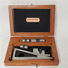 Load image into Gallery viewer, Starrett No. 246 Planer &amp; Shaper Gage w/ 3 Extensions in Original Wooden Case