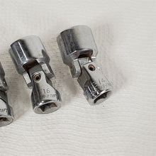 Load image into Gallery viewer, 6 POWR KRAFT Universal Joint Swivel Sockets 3/4, 11/16, 5/8, 1/2, 7/16 and 3/8