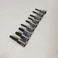 Load image into Gallery viewer, 9) Snap-On Hex &amp; Phillips Screwdriver Bit Socket Drivers 3/8,5/16,1/4,7/32,3/16