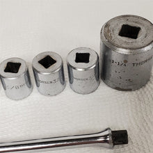 Load image into Gallery viewer, THORSEN 3/8&quot; Drive Sockets &amp; Extension Plus 1/2&quot; Drive #540 1-1/4&quot; Socket