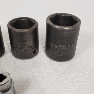 8 PROTO Sockets Impact, Spark Plug, Flat Head Bit, Hex Socket & Shallow Socket