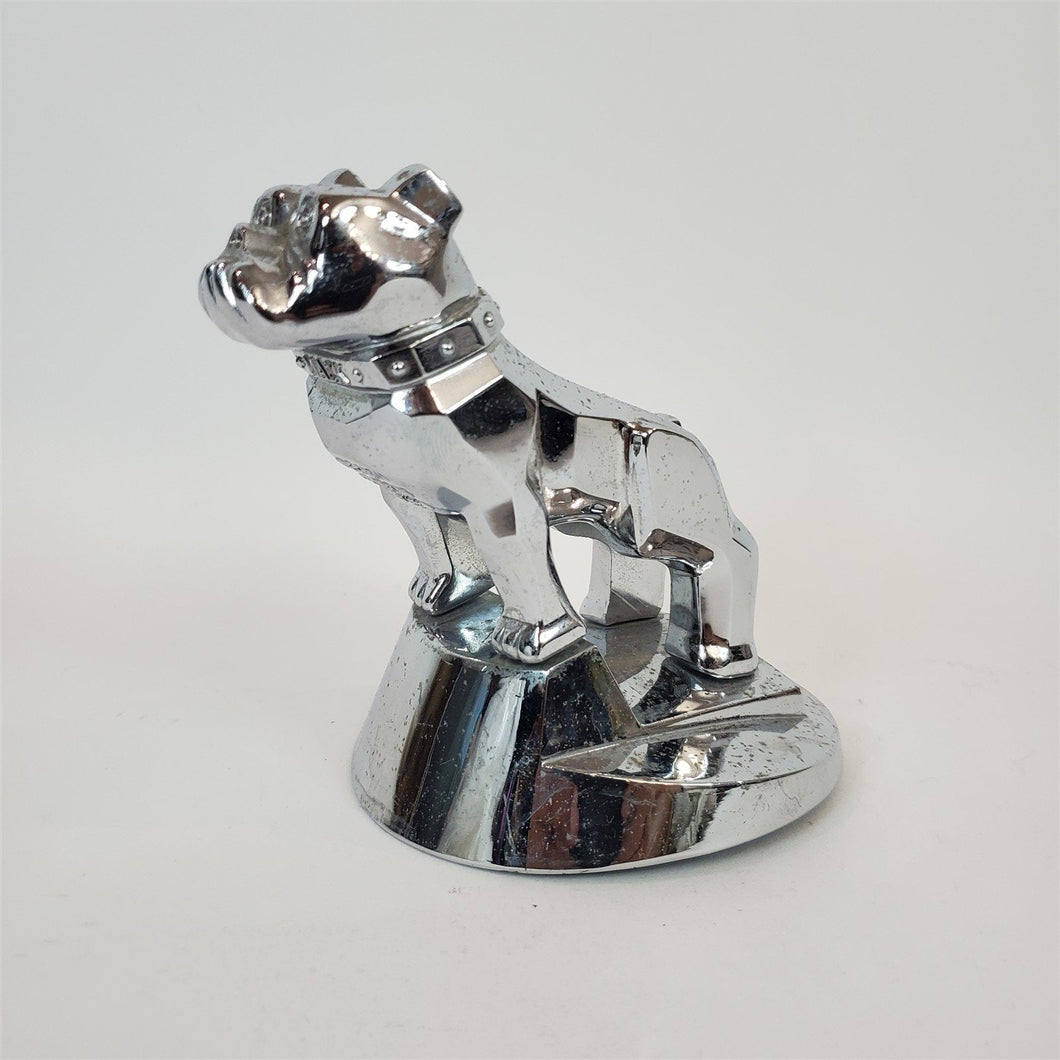Vintage Mack Truck Bulldog Hood Ornament w/ 14MF45 Base