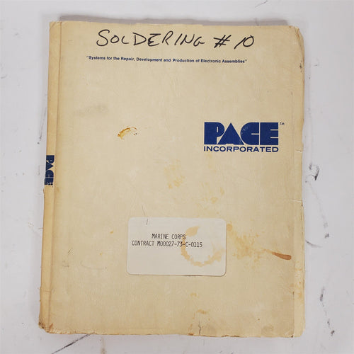 Maintenance & Parts Manual Pace Desolder Station PPS-200CM SX-200 PM-175...