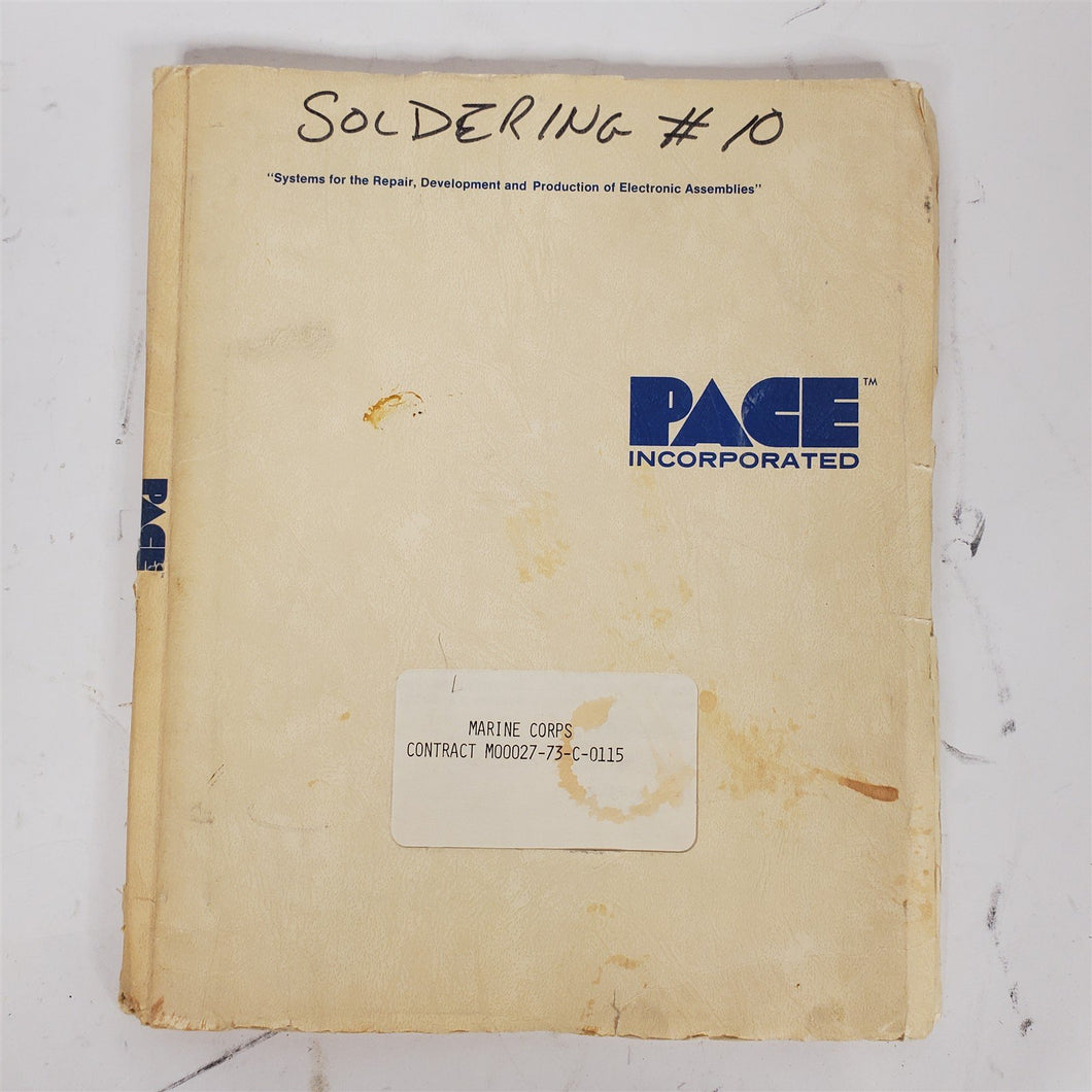 Maintenance & Parts Manual Pace Desolder Station PPS-200CM SX-200 PM-175...