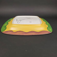 Load image into Gallery viewer, Large Square POPPY PLATTER matte finish Signed