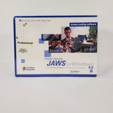 JAWS for Windows 5.0 Screen Reading Software NIB Unopened