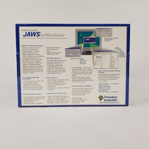 JAWS for Windows 5.0 Screen Reading Software NIB Unopened