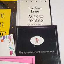 Load image into Gallery viewer, Print Shop Deluxe Windows Version by Broderbund &amp; 100 Free Amazing Animals