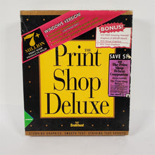 Load image into Gallery viewer, Print Shop Deluxe Windows Version by Broderbund &amp; 100 Free Amazing Animals