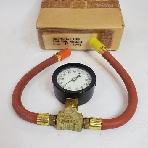 Fuel Pressure Gauge for M113/A1 & M113/A2 APC J8151 NOS